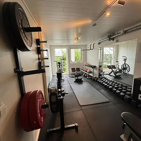 度假居 Stor Enebolig Med Treningsstudio Og Terrasse